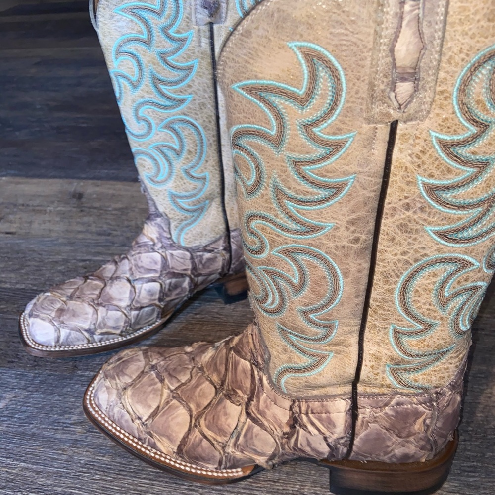 Shyanne Exotic Pirarucu Western Boots